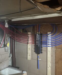 Viega 50243 1/2-Inch PureFlow Zero Lead Poly Alloy PEX Crimp Manabloc With 24 Ports - 15 Cold 9 Hot 28 B1e1Y5Q5RhS