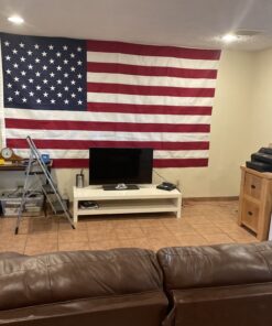 Annin Flagmakers American Flag Tough-Tex Polyester Flag, 6 x 10 Feet (Model 2740) 6x10 ft. 28 B1eWdC6mpTS