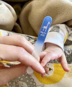 Baby Nail File, Safe Alternative for Nail Clippers, Must-Have Baby Essentials, Ideal Gift for Any Occasion Including Baby Shower, Blue - Baby Blue Giraffe 22 B1ebrsRprxS