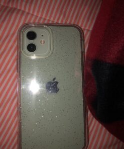 Coolwee Crystal Glitter Full Protective Case Compatible with iPhone 12, Compatible with iPhone 12 Pro Heavy Duty Hybrid 3 in 1 Rugged Shockproof Women Girls Transparent Shiny Clear Bling Sparkle Crystal Bling 34 B1eq7Rm77VS