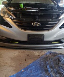 Front Lip ,HengJia Auto Parts 2.5m/8.2ft Car carbon fiber front lip,Front Bumper Lip ,Carbon Lip ,Side Skirt, front lip spoiler 100% waterproof protection(Carbon black) 49 B1fBD0rZS