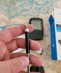 Govee Bluetooth Meat Thermometer, Wireless Meat Thermometer for Smoker Oven, Digital Grill Thermometer with 2 Probes, Timer Mode, Smart LCD Backlight BBQ Thermometer for Cooking Turkey Fish Beef 2 x Probes 79 B1fWwM3U1cS