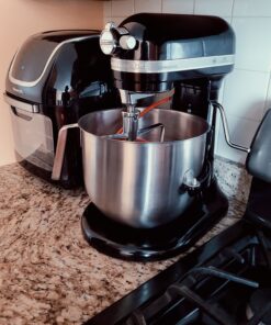 KitchenAid KSM8990OB 8-Quart Commercial Countertop Mixer, 10-Speed, Gear-Driven, Onyx Black No Bowl Guard 11 B1frsJhFYS