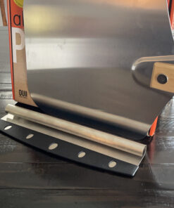 OUII Pizza Peel Aluminum Metal Pizza Paddle - 12 x 14 inch. Pizza Cutter Rocker 14'' Blade Pizza Spatula for Pizza Stone, Pizza Oven Accessories. Pastry, Dough, Bread Peel and Rocker Knife Pizza Tools 12" X 14" NON-PERFORATED 38 B1g443Z1gjS