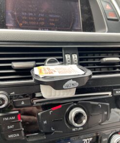 Saucemoto Dip Clip | An in-car sauce holder for ketchup and dipping sauces. As seen on Shark Tank (2 Pack, Black) 2 Pack 34 B1g4eiuPUqS