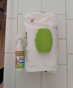 Diaper Rash Cream Spray by Boogie Bottoms, Travel Friendly No-Rub Touch Free Application for Sensitive Skin, from The Maker of Boogie Wipes, Over 200 Sprays per Bottle, 1.7 oz 34 B1glBcRaqeS