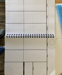 Action Publishing UNDATED Minimalist Day Planner® (8.5" X 11"), Wire Bound, Crisp White Archival Quality Paper Large (8.5" by 11") 49 B1gq 7kUG2S