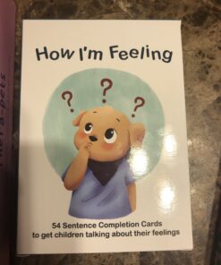 How I'm Feeling - 54 Sentence Completion Cards to Get Children Talking About Their Feelings - Ideal for Parents, Teachers, Therapists and More - by Impresa 23 B1gr1IwKe6S