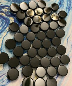 Houseables 3 Gram Jar, 3 ML, Black, 50 Pk, BPA Free, Cosmetic Sample Empty Container, Plastic, Round Pot, Screw Cap Lid, Small Tiny 3g Bottle, for Make Up, Eye Shadow, Nails, Powder, Paint, Jewelry 50 Count 48 B1hCHoBfQtS