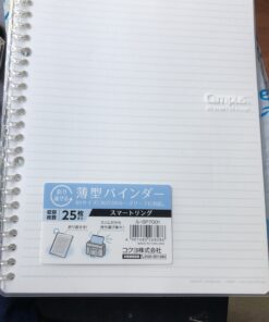 Kokuyo Campus Smart Ring Binder, Up to 25 Sheets, B5, 26 Holes, Japan Import, Transparent (RU-SP700T) 1pack 33 B1hLw nUVjS