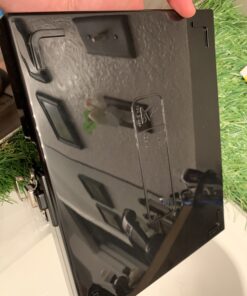 Heathrow Scientific 100 Place Microscope Slide Box, Cork Lining, Nickel-Plated Clasp, Black Pack of 1 11 B1hVr kL LS