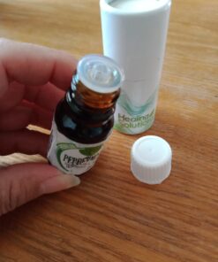 Healing Solutions 10ml Oils - Peppermint Essential Oil - 0.33 Fluid Ounces 0.33 Fl Oz (Pack of 1) 36 B1hVrSwGuAS