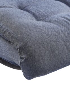 Amazon Basics Swivel Foam Lounge Chair - with Headrest, Adjustable, Denim, Blue, 26.3D x 23.5W x 13.7H in Chair with headrest 28 B1iNCYQDIrS