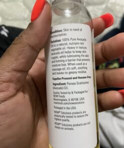 NOW Solutions, Avocado Oil, 100% Pure Moisturizing Oil, Nutrient Rich and Hydrating, 4-Ounce 4 Fl Oz (Pack of 1) 40 B1idazGw aS