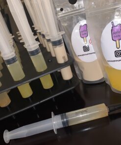 EZ-Inject 25 Pack (1.5oz) Jello Shot Syringes Combo with Tray/Racking Stand - 100% Safe & Reusable Plastic Syringes for Jello Shots - Medium Syringe Shots Holiday & Halloween Party Supplies for Adults 1.5 Ounce (Pack of 25) 11 B1ip8rNJMtS