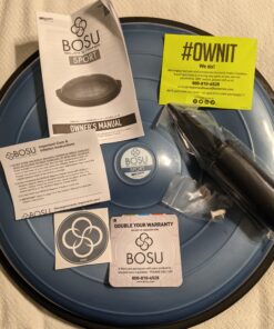 BOSU Sport Balance Trainer, Travel Size Allows for Easy Transportation and Storage, 50cm, Blue/Black 35 B1iu9EjLGnS