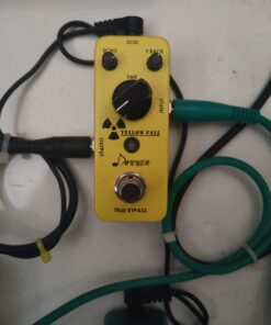 Donner Guitar Delay Pedal, Yellow Fall Analog Delay Guitar Effect Pedal Vintage Delay True Bypass Yellow Delay 32 B1jSwh2UyS