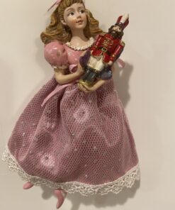 Kurt Adler C7174 Clara Holding Nutcracker Christmas Ornament 13 B1kElwW4sWS