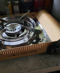 Gas ONE GS-4000P - Camp Stove - Premium Propane or Butane Stove with Convenient Carrying Case - Patent Pending - Great for Camp Stove and Portable Butane Stove for All Cooking Application 48 B1kTkeuufqS