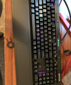 Corsair K70 RGB MK.2 Rapidfire Mechanical Gaming Keyboard - USB Passthrough & Media Controls - Fastest & Linear - Cherry MX Speed - RGB LED Backlit MX SPEED (Linear & Fast) Black 46 B1kc5GOKT8S