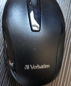 Verbatim Wired USB Computer Mouse - Corded USB Mouse for Laptops and PCs - Right or Left Hand Use, Black 98106,Glossy Black, 1.2" x 2.3" x 3.8" Glossy Black 34 B1lm4qxlgqS