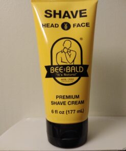 Bee Bald SHAVE - Premium Shaving Cream/Gel for Men and Women too - Ideal for Both Head and Face Care for All Skin Types, Including Sensitive Skin - 6 fl Oz 33 B1ls1PhpylS