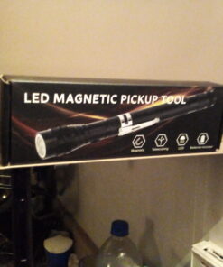 KUCHEY Magnetic Flashlight Pickup Tool Dad Gifts Stocking Stuffers for Men Cool Magnet Telescoping Gadgets with LED Gifts for Mens Husband Him Birthday Christmas Gifts Black 22 B1m69TB06GS