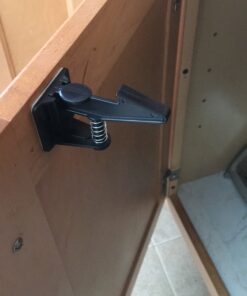 Child Locks for Cabinets and Drawers - 12 Pack - No Drill Baby Proofing Cabinets, Make Baby Safety Easy with Baby Cabinet Locks, These Cabinet Child Locks Secure Drawers, Cupboards, Cabinet in Seconds 12 Count (Pack of 1) 67 B1m8xOPeXTS