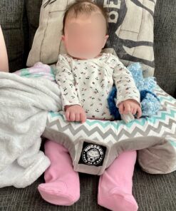 The Original Hugaboo Infant Sitting Chair - Blue Chevron , 3-10 Month | Blue Chevron 18 B1mQB1aS7S