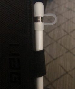 MoKo Pencil Cap Holder Fit Apple Pencil 1st Generation, USB Cable Tether and Pencil Cap, Fit New iPad 10th Generation 2022, iPad 9th/8th/7th/6th Gen, iPad Mini 5,White White 29 B1n51FJlWLS