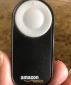 Amazon Basics Wireless Remote Control for Specific Canon Digital SLR Cameras, Black, 0.28" x 1.10" x 3.36" 52 B1nEvw8opyS