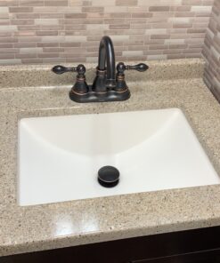 Derengge F-4501-NB 2 Handle Oil Rubbed Bronze Bathroom Sink Faucet with Pop up Drain,cUPC NSF AB1953 43 B1nPU1J6a0S