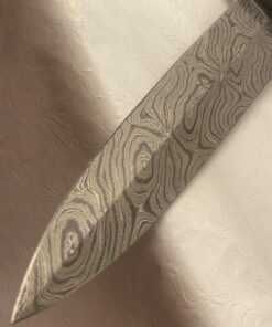 RAM-05 Damascus Steel Hunting Knife – Walnut Wood Handle 58 B1o0ITvwWRS