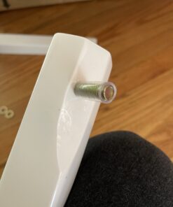 HOMCOM Piano Bench, Duet Piano Chair with Faux Leather Padded Cushion and Wooden Frame, Button Tufted Keyboard Bench, White Country White 63 B1ocaaHRZXS