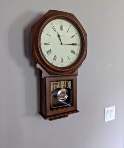 Bulova C3543 Ashford Chiming Clock, Walnut 21 B1og11nznrS