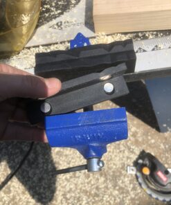 JCL Vise Jaws - Nylon, Multipurpose 4" - Use on any Metal Vise, Magnetic Reversible Pads, Clamp Flat or Round Products 4 Inches 51 B1p2D2XWxiS