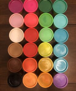 Play-Doh Modeling Compound 24-Pack Case of Colors, Party Favors, Non-Toxic, Multi-Color, 3-Ounce Cans, Ages 2 and up (Amazon Exclusive) Multicolor Frustration-Free Packaging 61 B1pDdZ7B96S