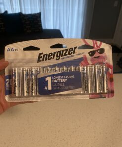 Energizer AA Batteries, Ultimate Double A Battery Lithium, 12 Count 12 Count (Pack of 1) 48 B1pEOb7hM3S
