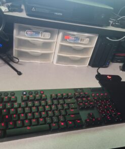 Logitech G Powerplay Wireless Charging System for G502 Lightspeed, G703, G903 Lightspeed and PRO Wireless Gaming Mice, Cloth or Hard Gaming Mouse Pad - Black 34 B1pKRRjmRCS