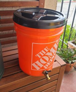 GAMMA2 Gamma Seal Lid - Pet Food Storage Container Lids - Fits 3.5, 5, 6, & 7 Gallon Buckets, Black, Made in USA 45 B1pMJFYpjIS 1