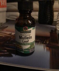 Nature's Answer Alcohol-Free Mullein Leaf 1oz Extract | Herbal Supplement | Supports Respiratory Function & Mucous Membranes | Non-GMO, Kosher, Gluten-Free | Single Count 16 B1pdVEySoOS