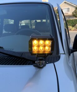 Nilight - 60001S-C LED Light Bar 4PCS 18W 1260lm Spot LED Pods Driving Fog Light Off Road Lights Bar Jeep Lamp,2 Years Warranty 4PCS 18W Light Bar 54 B1pe5z8HxES