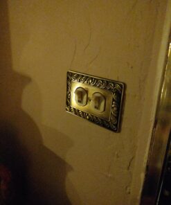 Franklin Brass Paisley Wall Plate, Tumbled Antique Brass Single Duplex Switch Cover, 1-Pack, 64045 25 B1pwPJQiQS