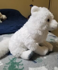 Wild Republic Arctic Fox Plush, Stuffed Animal, Plush Toy, Gifts for Kids, Cuddlekins 12 Inches 25 B1qHYAXsnfS