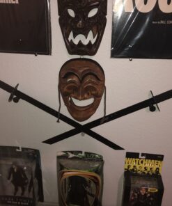 KCCEDGE BEST CUTLERY SOURCE 2PC Combo Full Tang 28in Tanto Ninja Katana Twin Sword Machete w/Nylon Sheath + Black Chinese Engraved on Blade Edition 35 B1qTLnMRySS