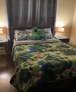 Minecraft TNT Block 14-Inch Desk Lamp with 3D Creeper Puller | LED Lamp 25 B1r 2SzBvKS