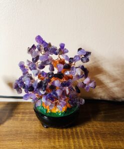 Parma77 Amethyst Crystal Tree, Purple Healing Crystals Gemstones Bonsai Money Tree, Purple Room Decor Cubicle Office Desk Decor for Women, Feng Shui Wealth and Luck Spiritual Gifts for Women 33 B1r1RfoBhgS