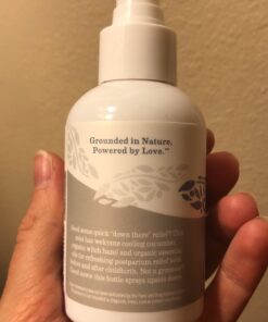 Earth Mama Herbal Perineal Spray | Safe for Pregnancy and Postpartum Recovery, Witch Hazel Natural Cooling Spray for After Birth Feminine Care Essentials, Benzocaine & Butane Free, 4-Fluid Ounce Unscented 4 Fl Oz (Pack of 1) 31 B1rBdyCT wS
