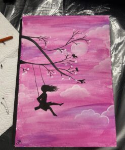 Paul Rubens Watercolor Paper Block, Artist Quality Hot Pressed Paper for Watercolors and Wet Media Block, 100 Percent Cotton, 10.63 x 7.68 inches, 140lb, 20 Sheets (Pink) Pink Cover-Block 10.63" x 7.68" 56 B1rV6tFSQqS