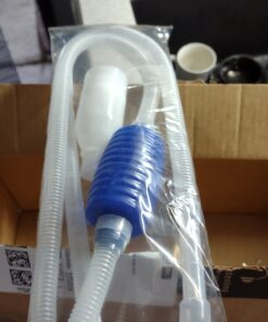 SunGrow Aquarium Maintenance Kit with Priming Bulb, 65-Inches, Easy to Use, Perfect for Small Fish Tanks, 2-Minutes to Assemble (3.5" nozzle length) Blue Sand Cleaner ( 3.5" nozzle length ) 33 B1rad1yzRS